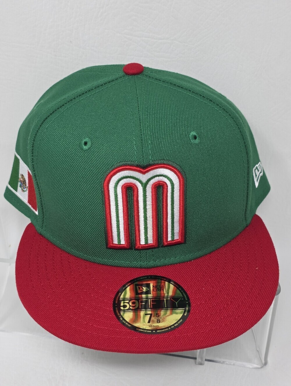 New Era 59Fifty Mexico Fitted Hat Size 7 5/8 Green Red WBC 2026 Baseball New